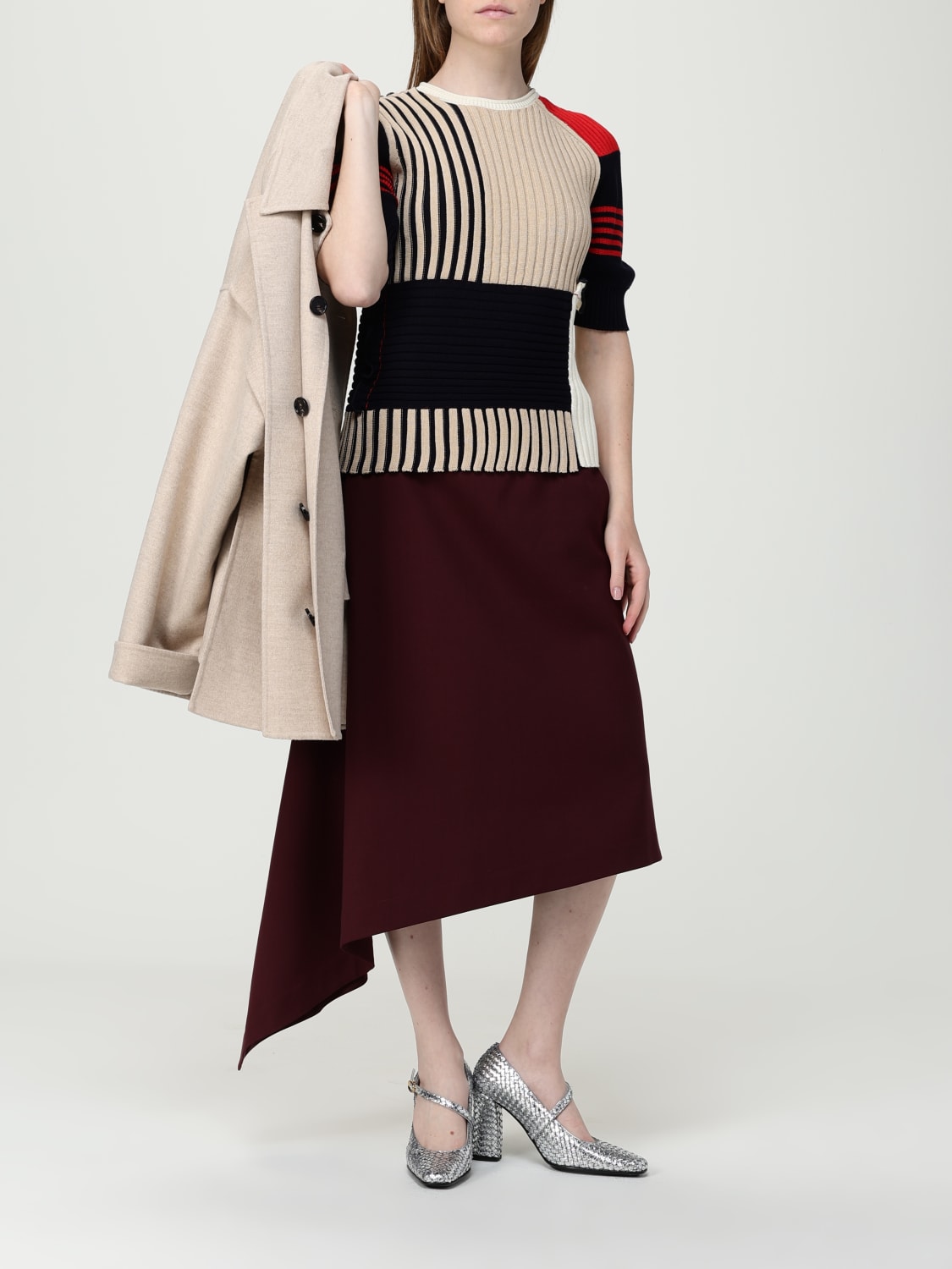 スカート BOTTEGA VENETA Woman Skirt Violet 832869V5C60 6840 BOTTEGA VENETA: Skirt woman - Violet | Bottega Veneta skirt