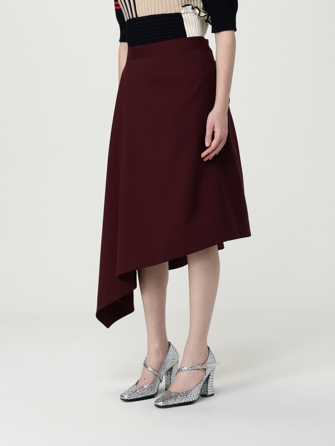 スカート BOTTEGA VENETA Woman Skirt Violet 832869V5C60 6840 BOTTEGA VENETA: Skirt woman - Violet | Bottega Veneta skirt