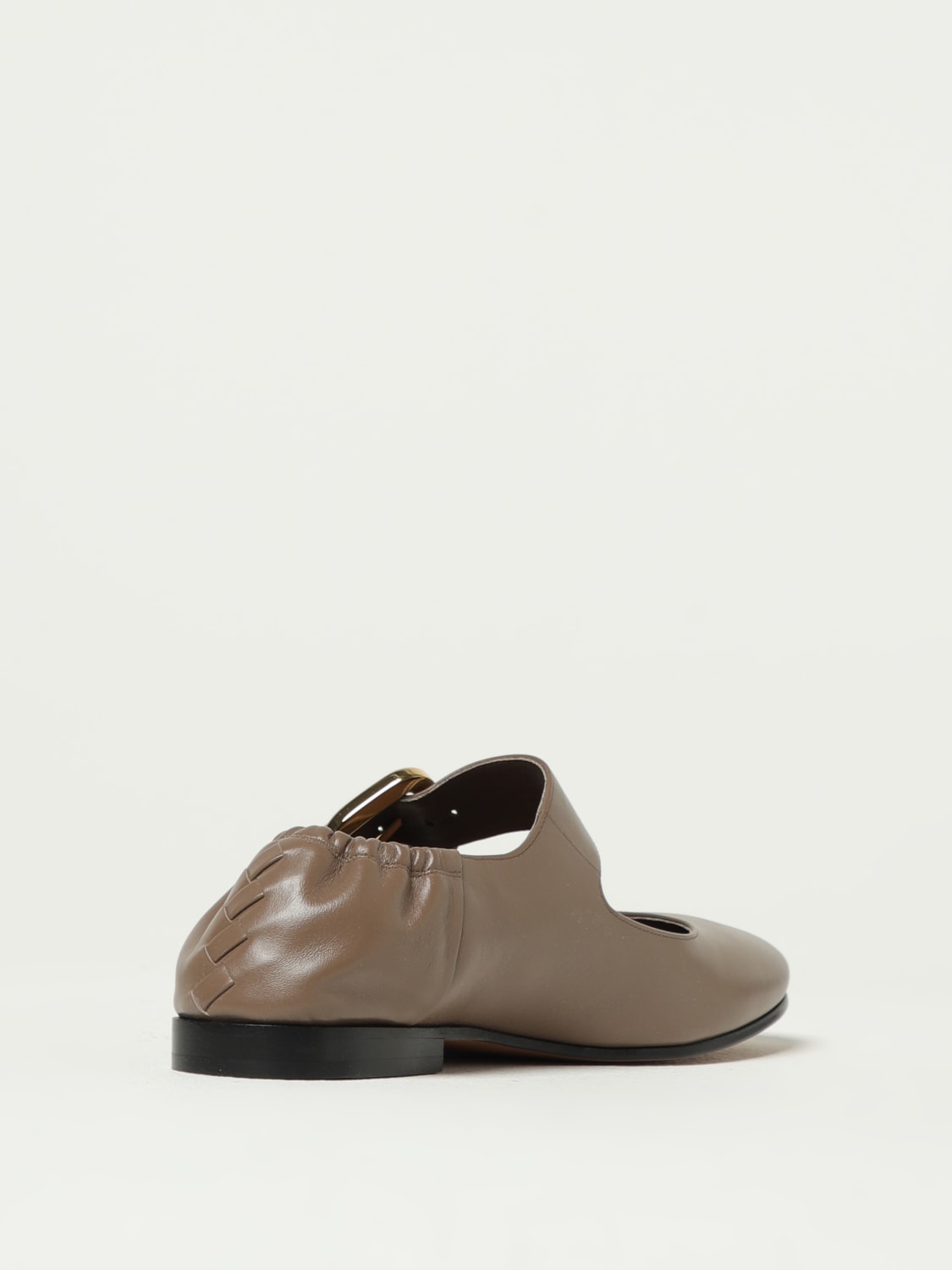 BOTTEGA VENETA BALLERINE: Chaussures femme Bottega Veneta, Marron - Img 3