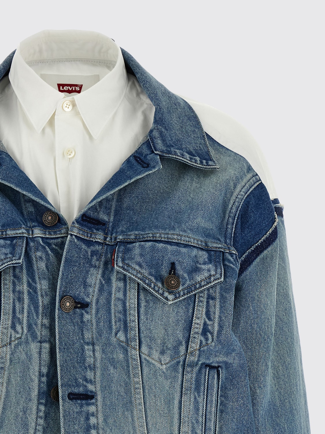 JUNYA WATANABE JACKE: Jacke damen Junya Watanabe, Denim - Img 3