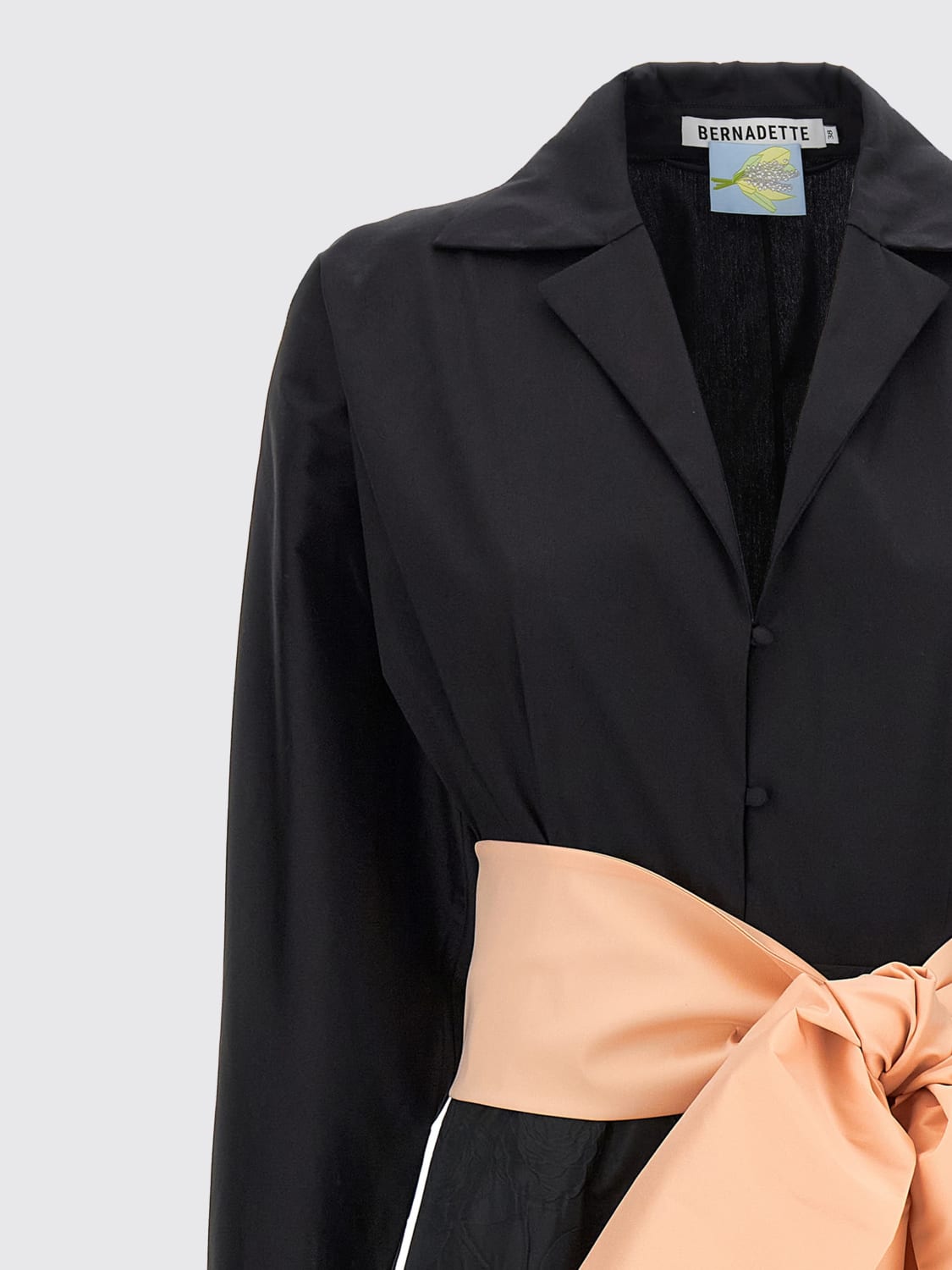 BERNADETTE KLEID: Kleider damen Bernadette, Schwarz - Img 3