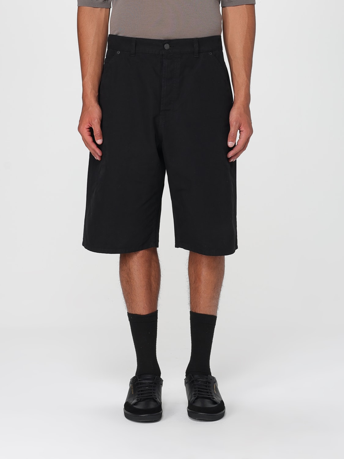 SAINT LAURENT SHORTS: Short men Saint Laurent, Black - Img 1