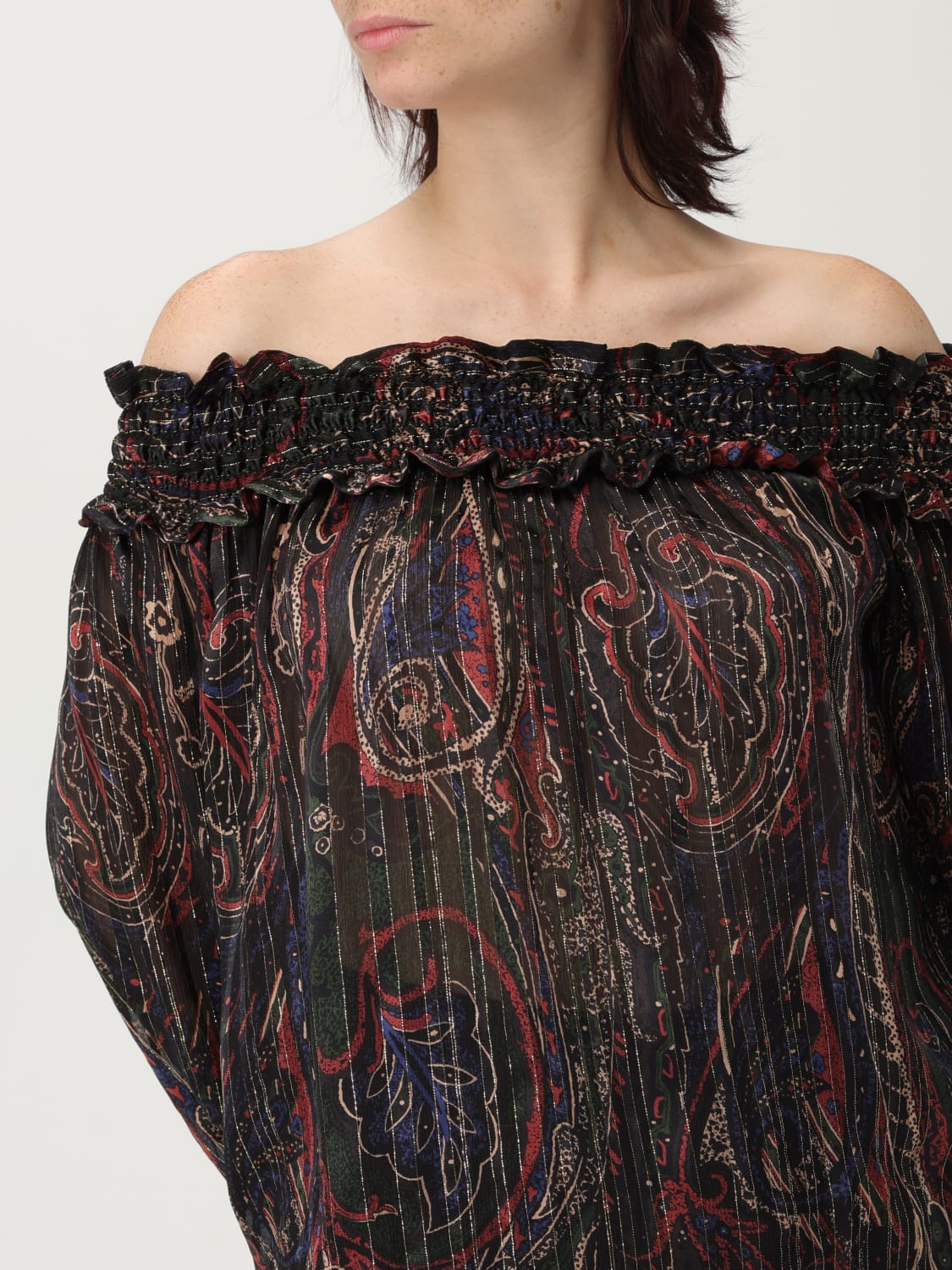 SAINT LAURENT TOP: Top woman Saint Laurent, Multicolor - Img 5