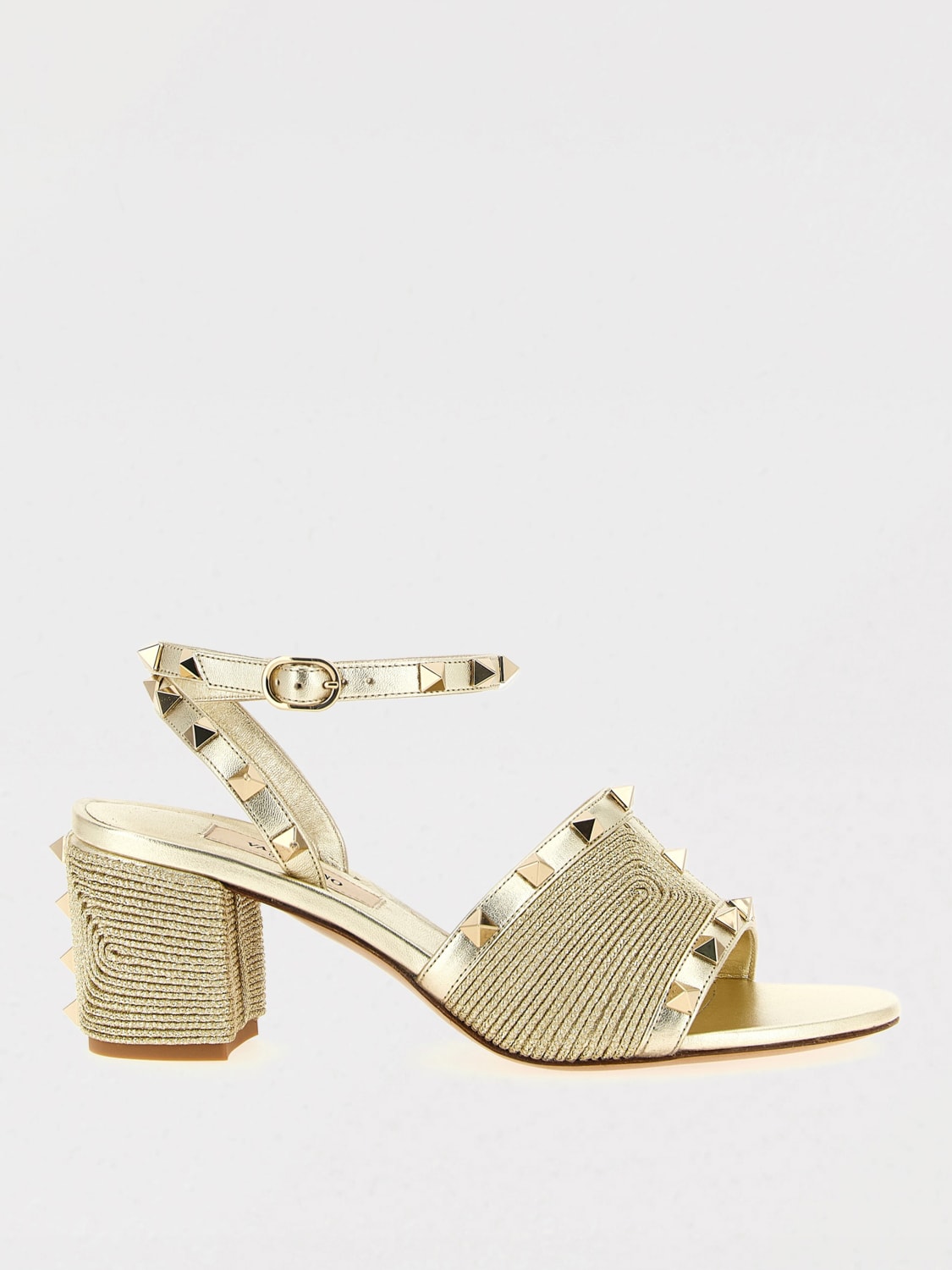 フラットシューズ VALENTINO GARAVANI Woman Flat shoes Gold 6W0S0LX2TVF ADX Valentino Garavani Women's Gold Leather Loafers Slip On