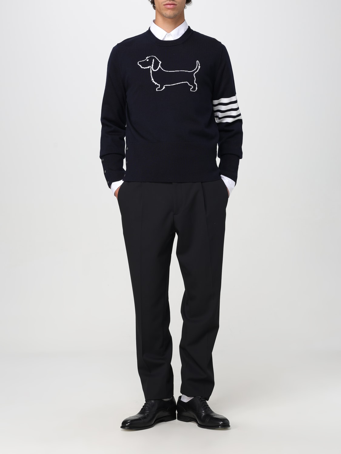 THOM BROWNE PULLOVER: Pullover herren Thom Browne, Blau - Img 2