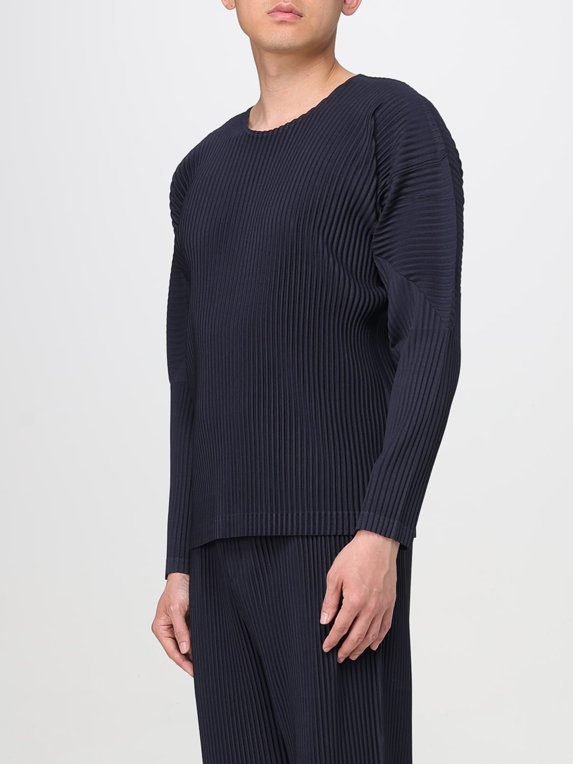 HOMME PLISSE ISSEY MIYAKE 長袖Tシャツ ブルー MC JANUARY Top Midnight Blue – ISSEY MIYAKE EU