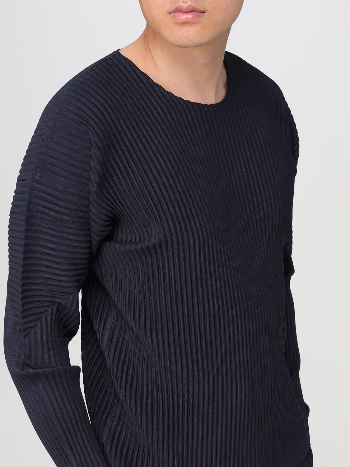HOMME PLISSE' ISSEY MIYAKE：Tシャツ メンズ - ブルー | GIGLIO