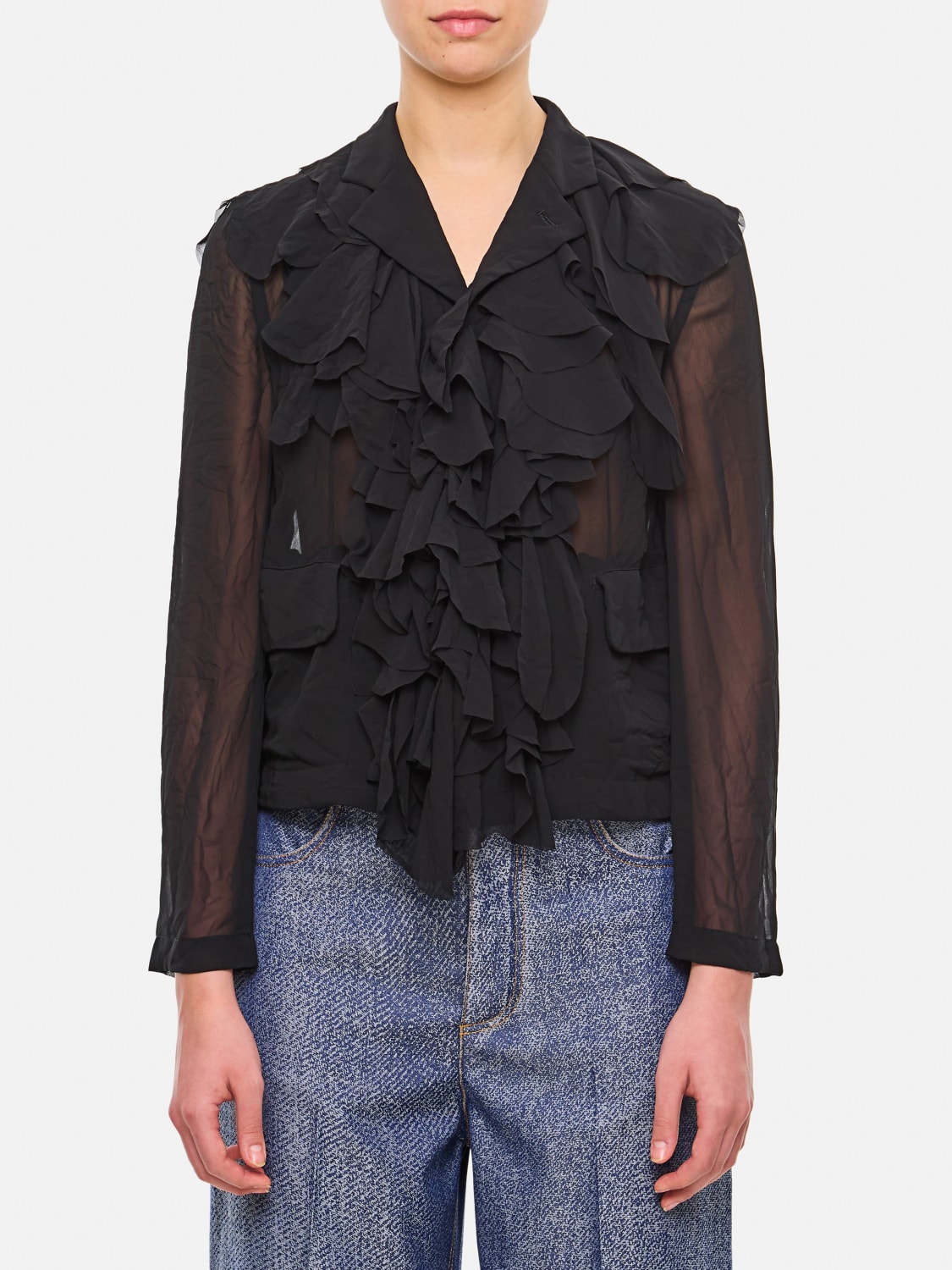 アウターその他 COMME DES GARCONS Woman Blazer Black ROJ005051 1 COMME DES GARCONS: Blazer woman - Black | Comme Des Garcons