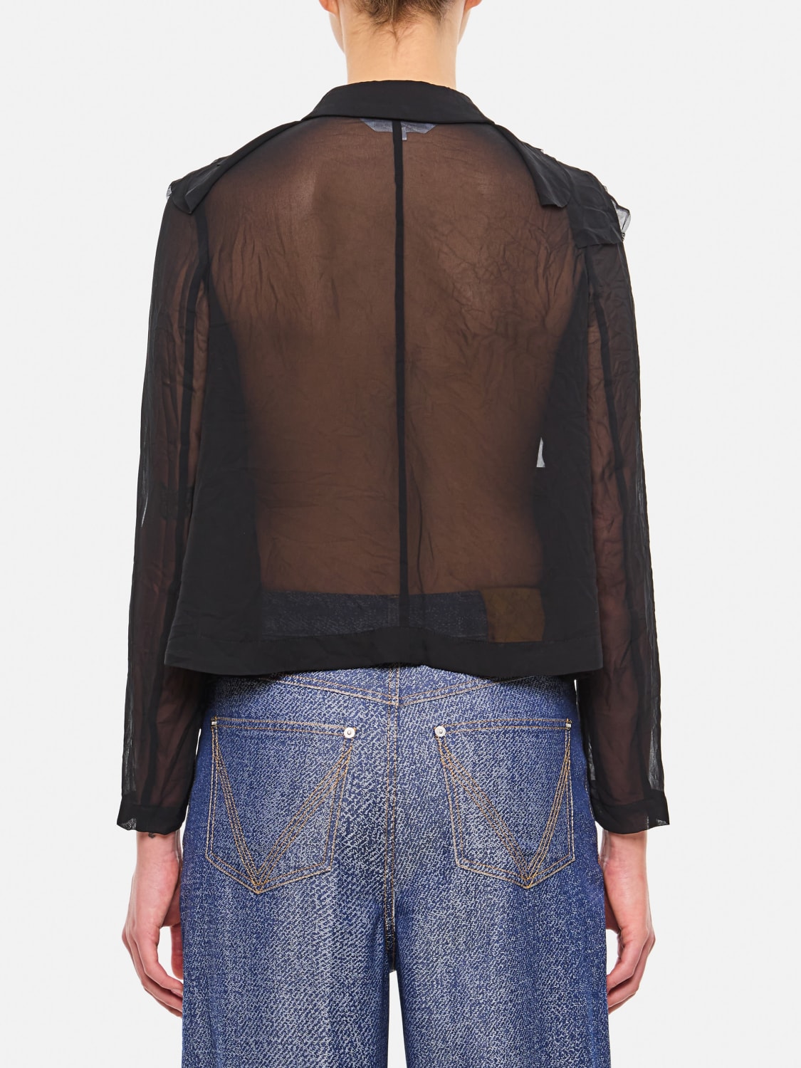 アウターその他 COMME DES GARCONS Woman Blazer Black ROJ005051 1 Comme Des Garçons Girl Wool Blazer | Black | FARFETCH
