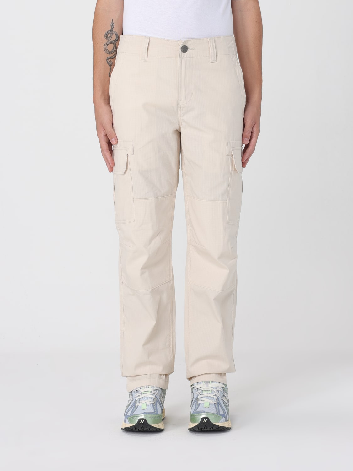 DICKIES PANTS: Pants men Dickies, Cream - Img 1