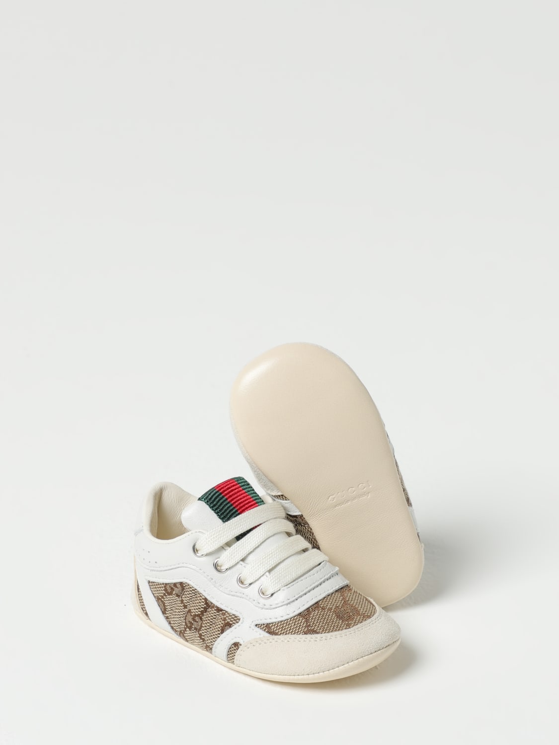GUCCI SNEAKERS: Shoes kids Gucci, Ivory - Img 2