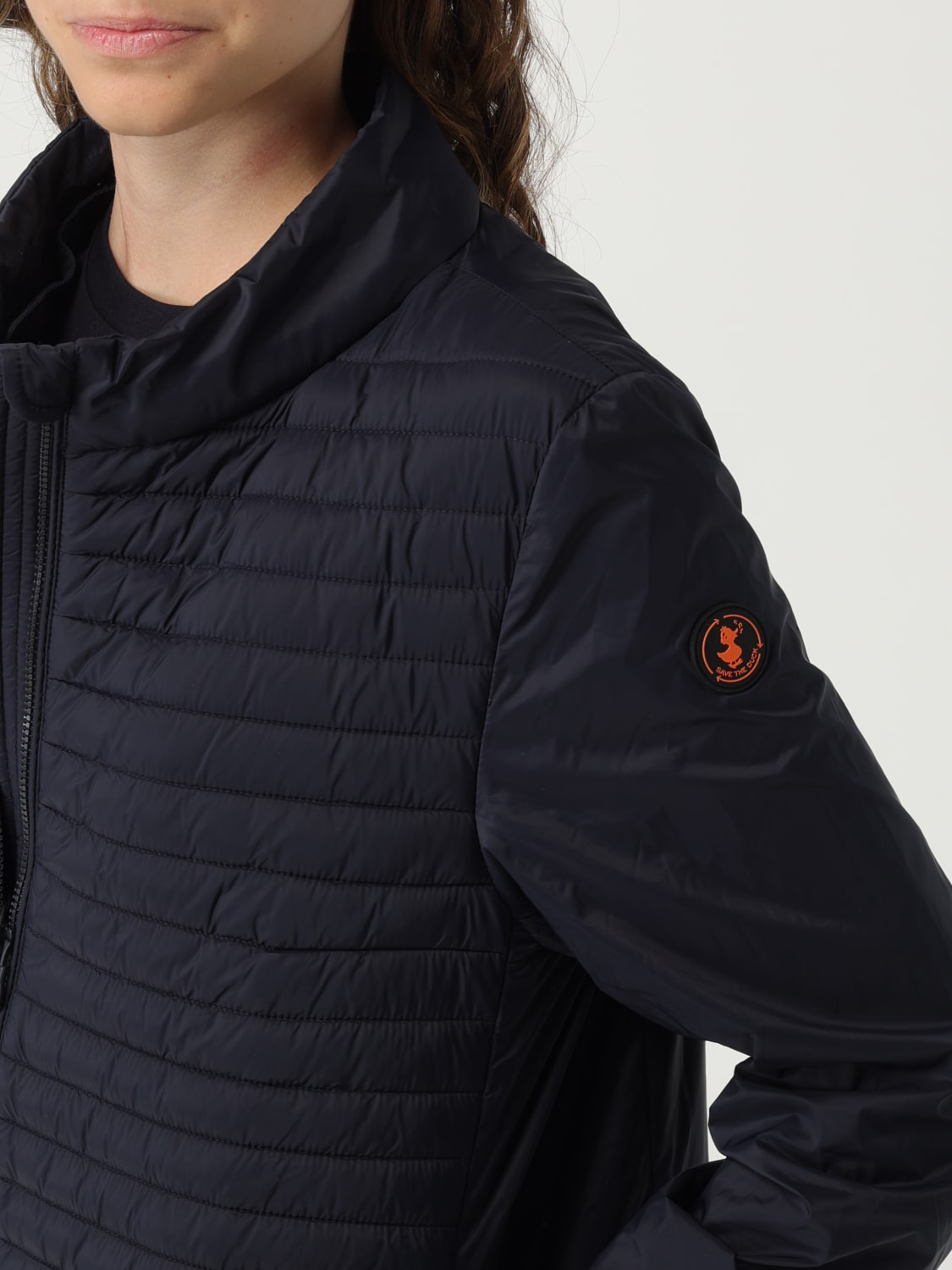 SAVE THE DUCK VESTE: Manteau femme Save The Duck, Bleu - Img 4