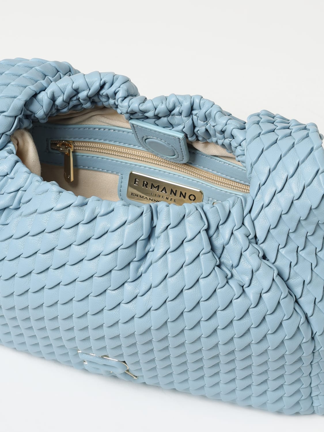 ERMANNO SCERVINO SHOULDER BAG: Shoulder bag woman Ermanno Scervino, Blue - Img 3
