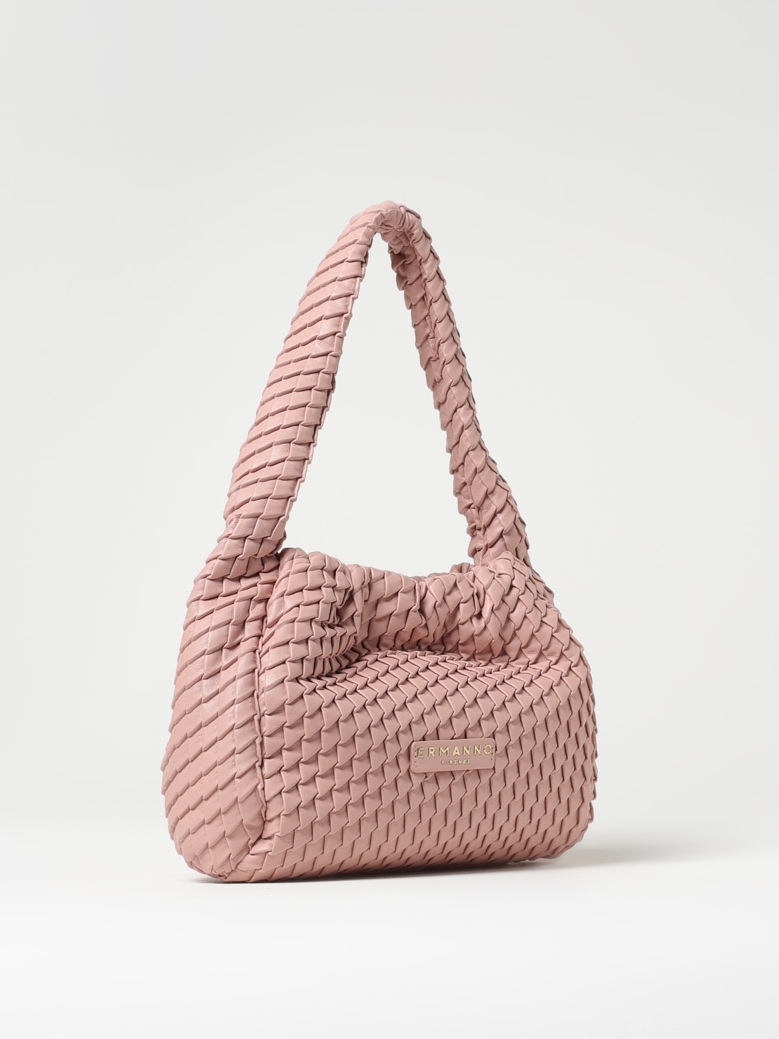 ERMANNO SCERVINO BORSA A SPALLA: Borsa Hobo Teagan Ermanno Scervino in pelle sintetica, Rosa - Img 2