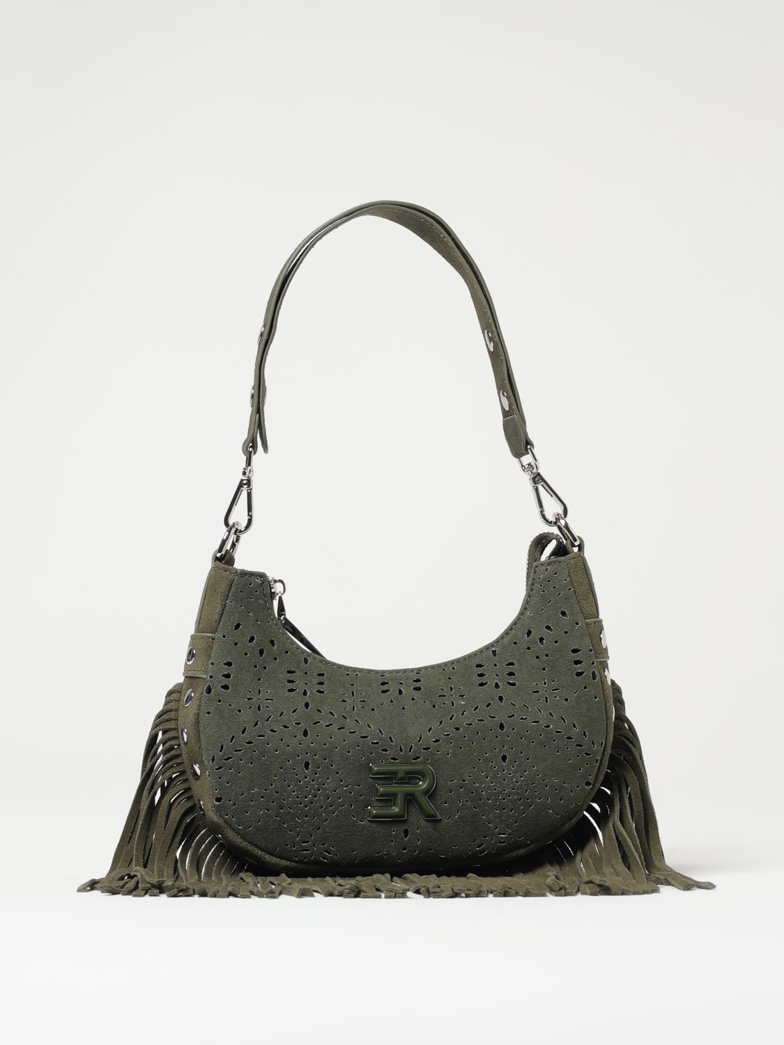ERMANNO SCERVINO MINI BAG: Shoulder bag woman Ermanno Scervino, Green - Img 1