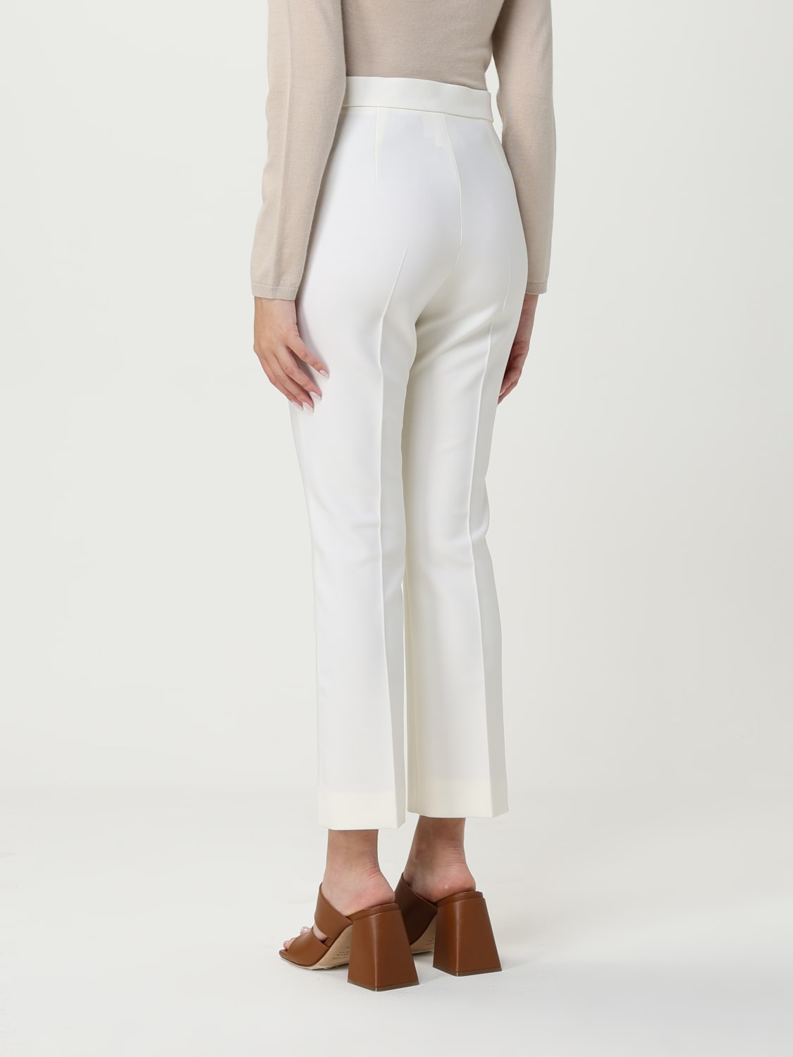 MAX MARA：パンツ レディース - ホワイト | GIGLIO.COM