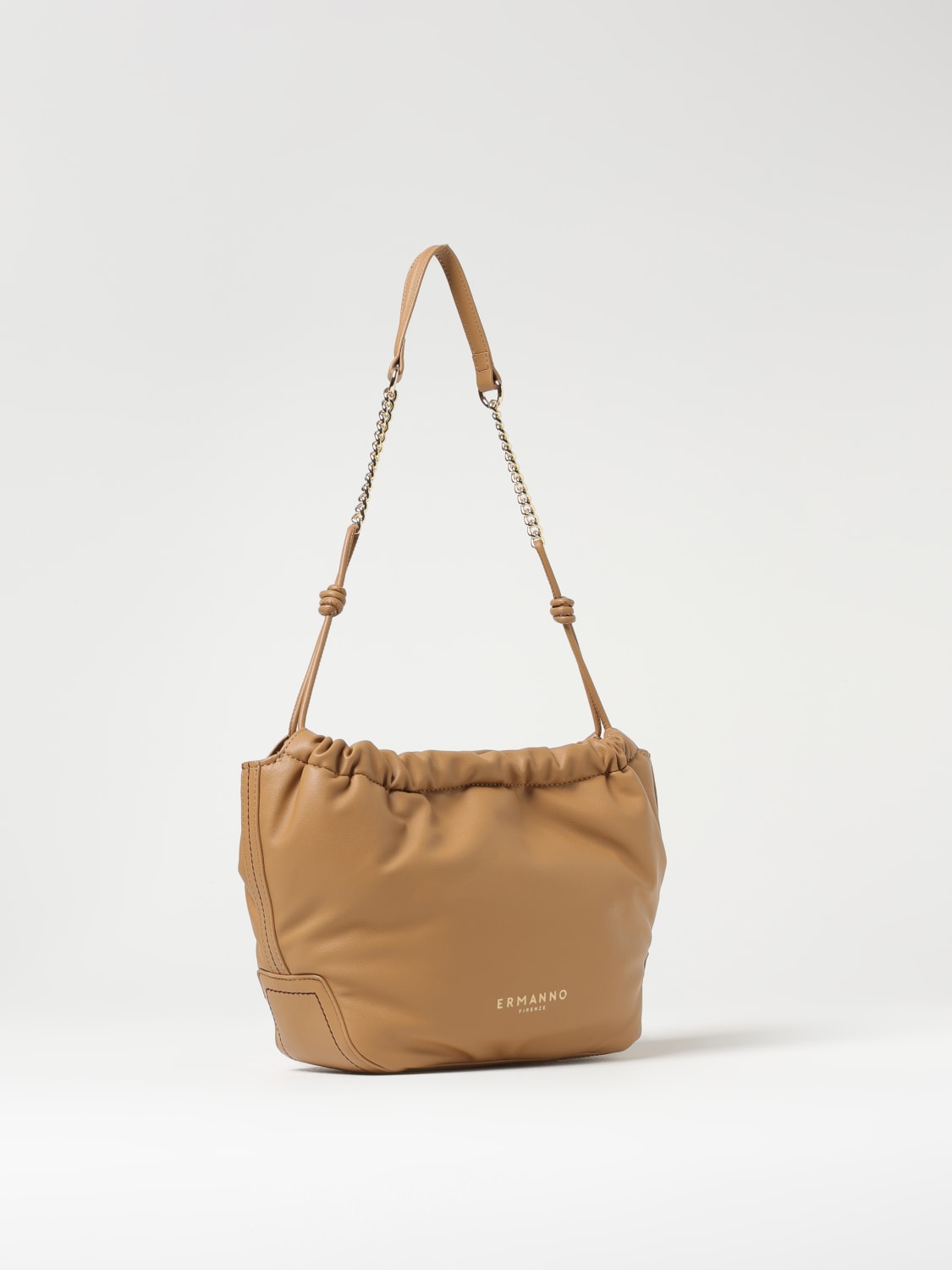 ERMANNO SCERVINO CROSSBODY BAG: Shoulder bag woman Ermanno Scervino, Camel - Img 2