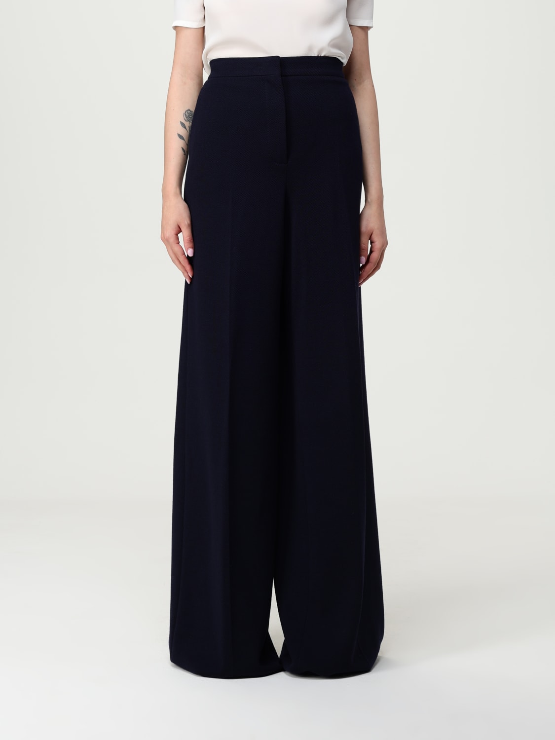 パンツ MAX MARA Woman Pants Marine 2511781041600 004 MAX MARA: Pants woman - Marine | Max Mara pants