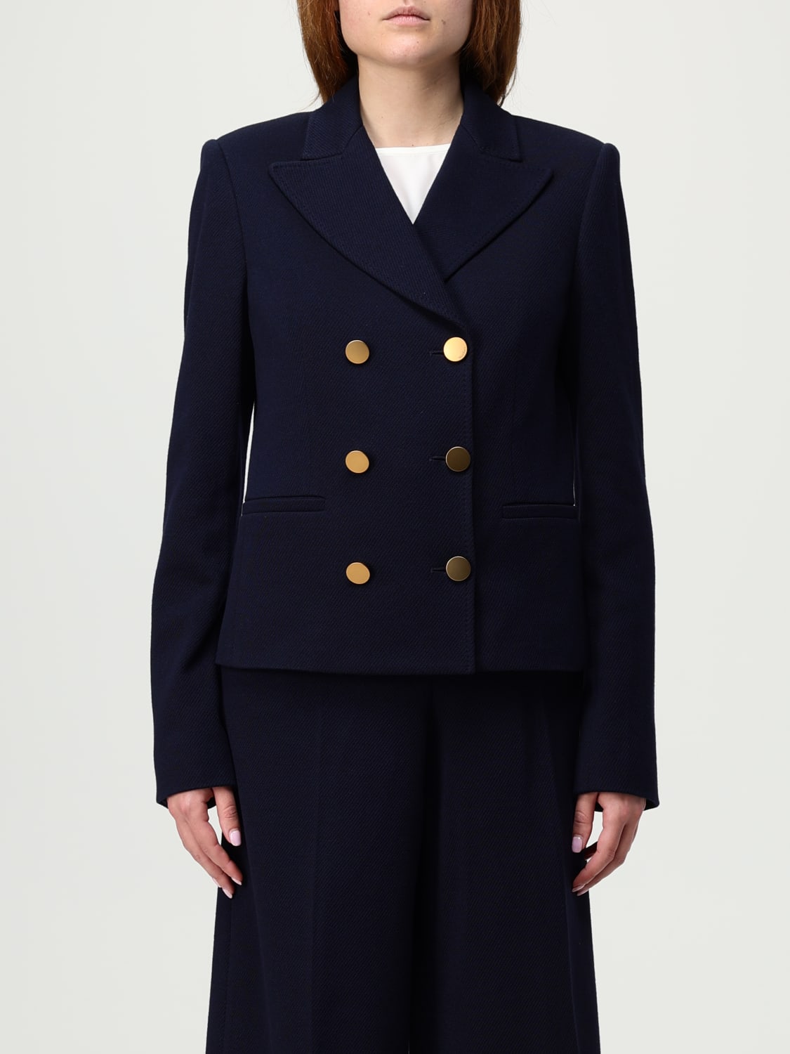 ジャケット MM Max Mara Woman Jacket Blue 2516911017600 003 Jackets and blazers Denim Max Mara
