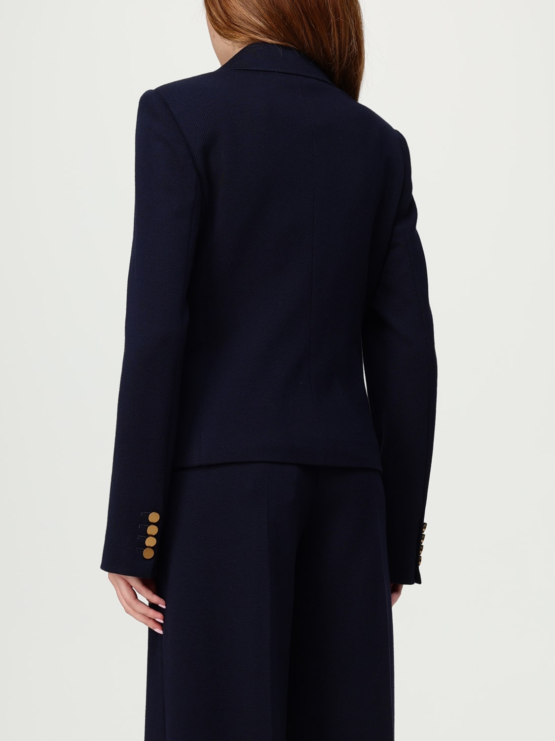 MAX MARA: Blazer woman - Marine | Max Mara blazer