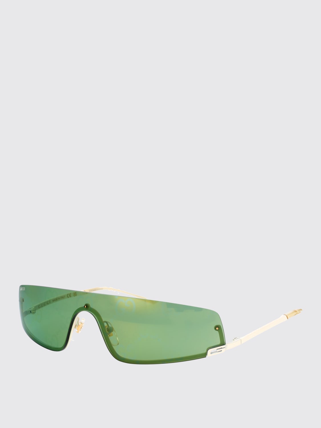 GUCCI SUNGLASSES: Sunglasses men Gucci, Green - Img 1