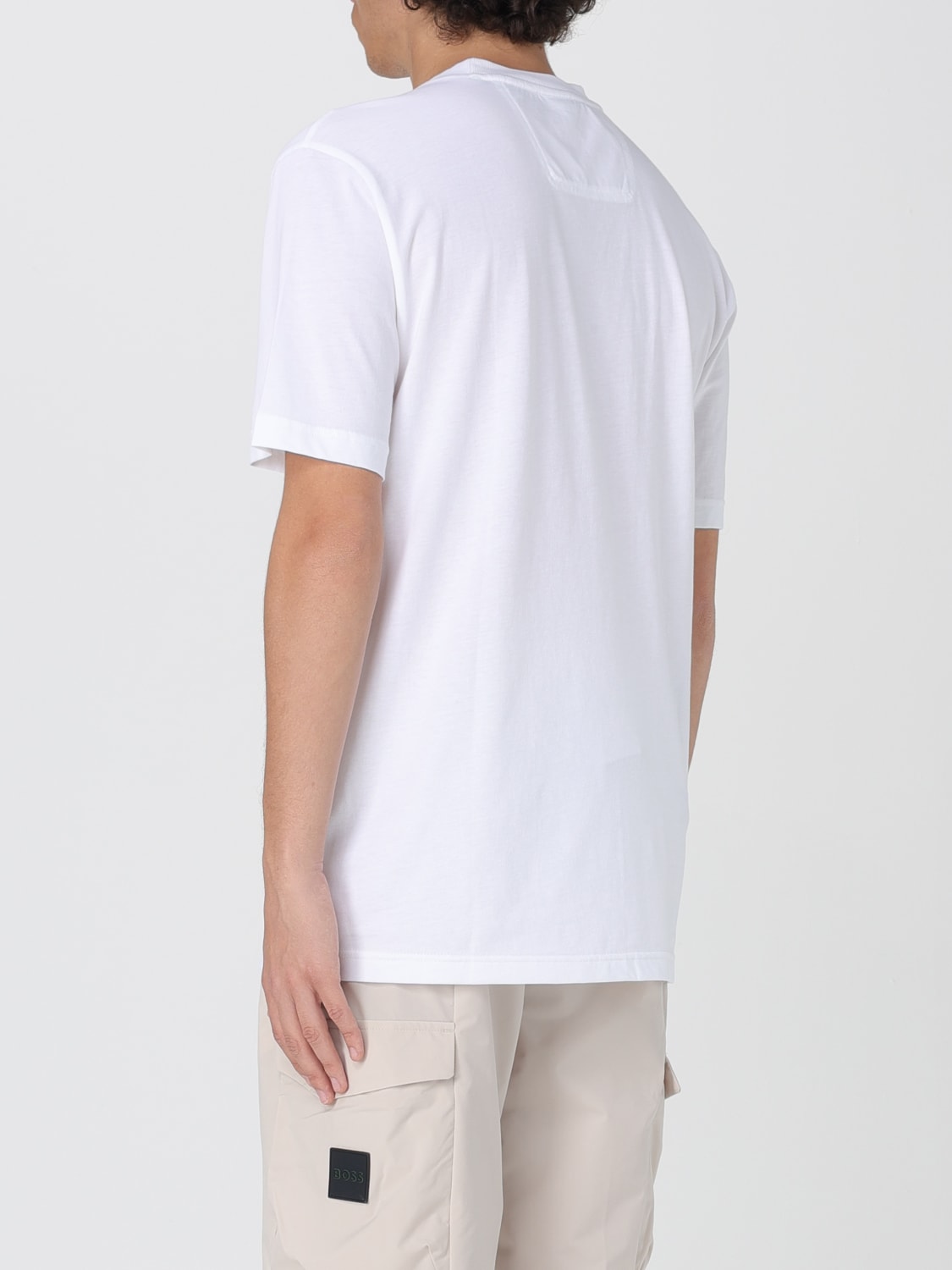 Tシャツ・カットソー BOSS Men T-shirt White 50538096 100 BOSS: T-shirt men - White | Boss t-shirt 50538096 online at