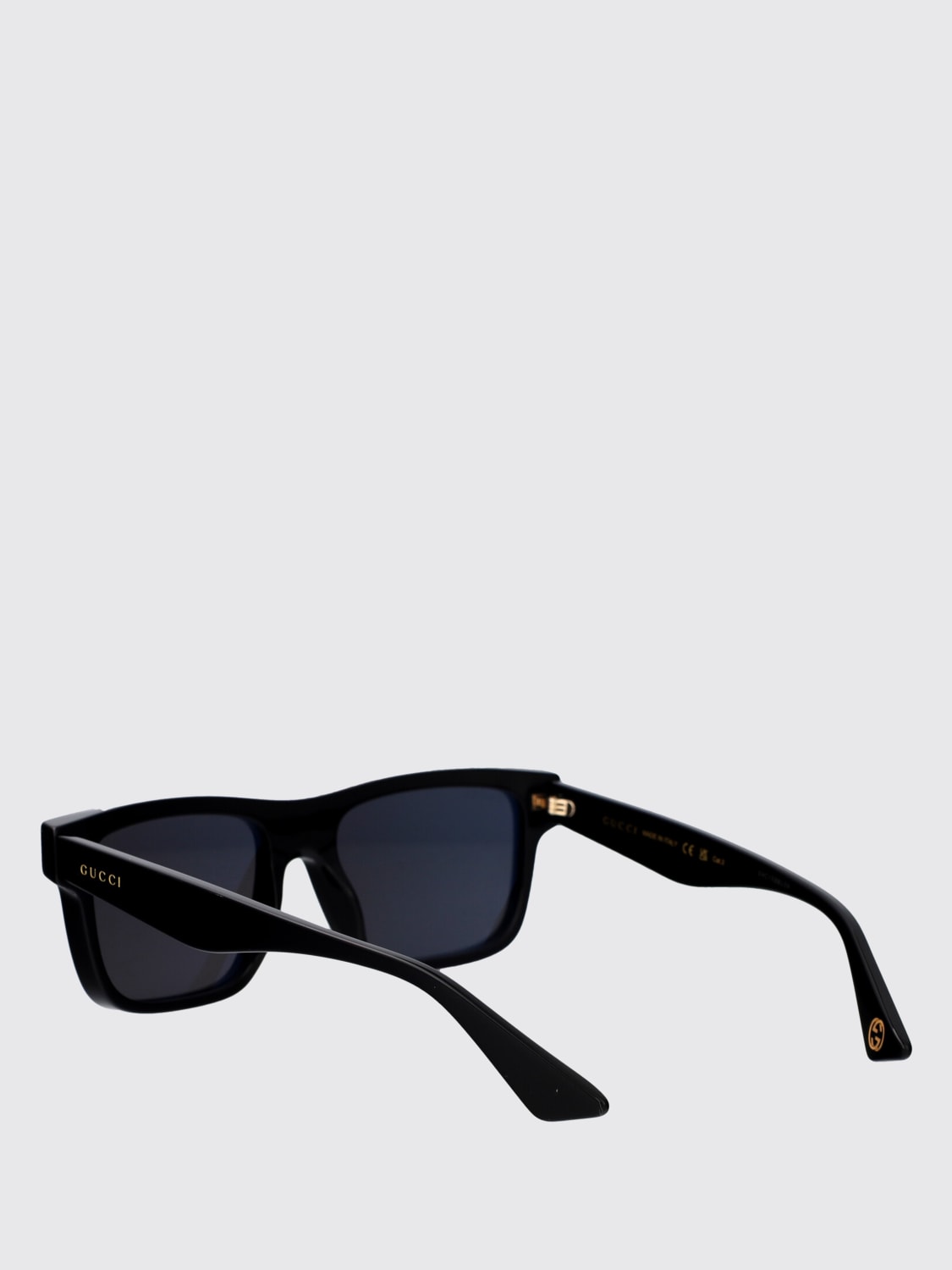 GUCCI SUNGLASSES: Sunglasses men Gucci, Black - Img 3