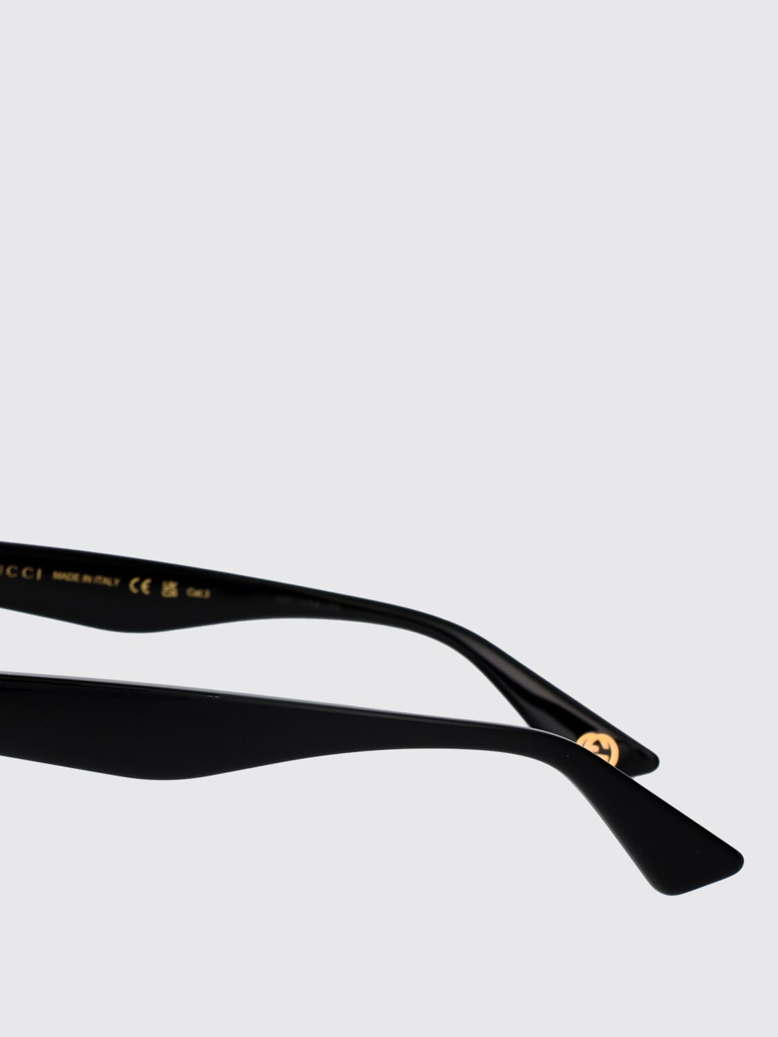 GUCCI SUNGLASSES: Sunglasses men Gucci, Black - Img 4