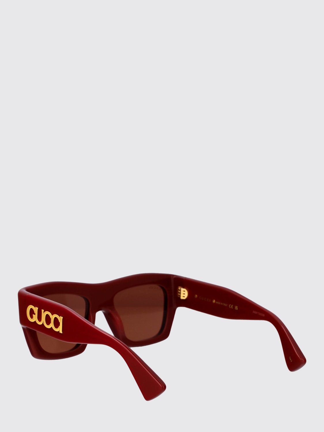 GUCCI SUNGLASSES: Sunglasses woman Gucci, Burgundy - Img 3