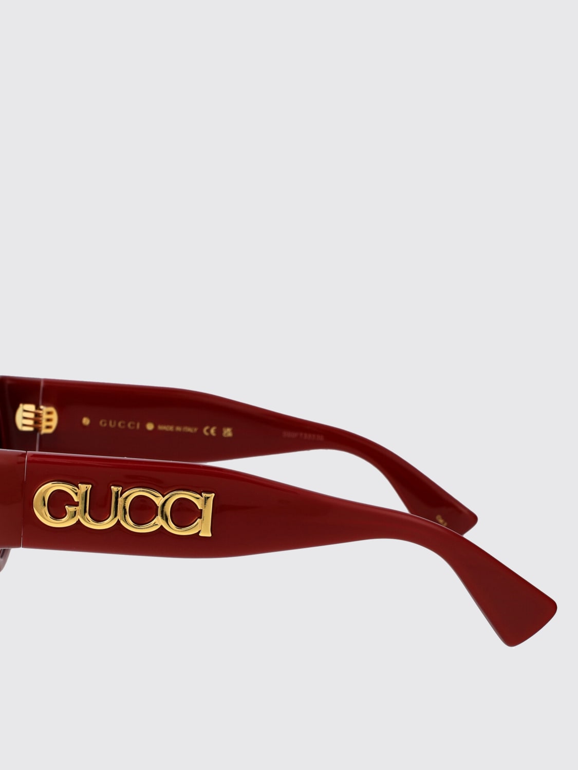 GUCCI SUNGLASSES: Sunglasses woman Gucci, Burgundy - Img 4