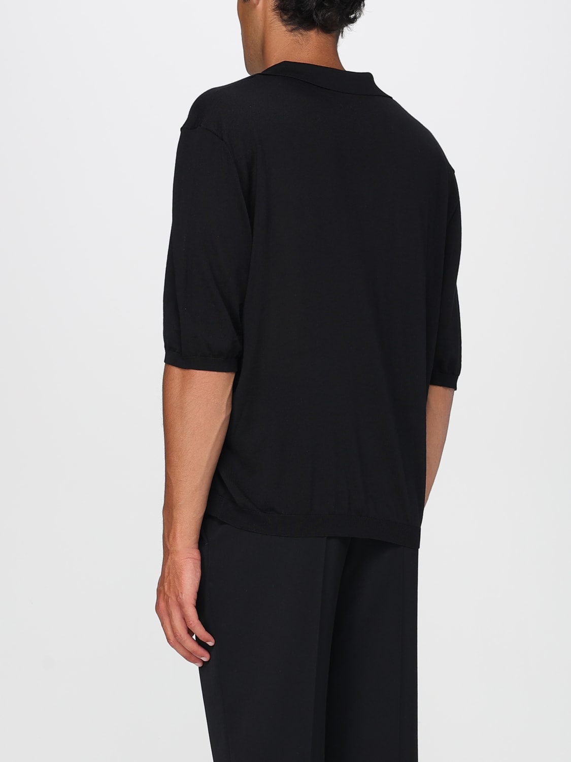 SAINT LAURENT POLO SHIRT: Polo shirt men Saint Laurent, Black - Img 3
