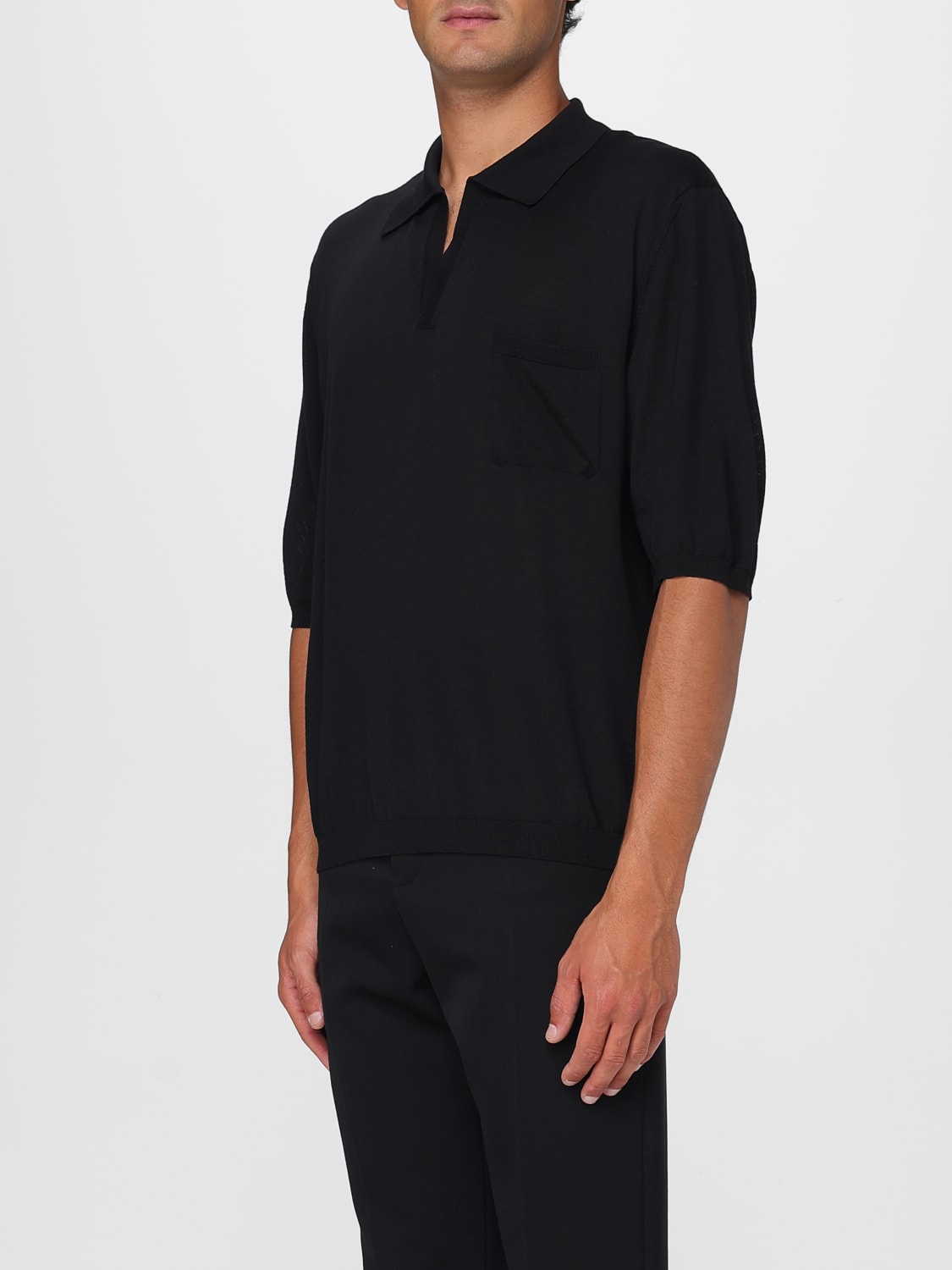 SAINT LAURENT POLO SHIRT: Polo shirt men Saint Laurent, Black - Img 4