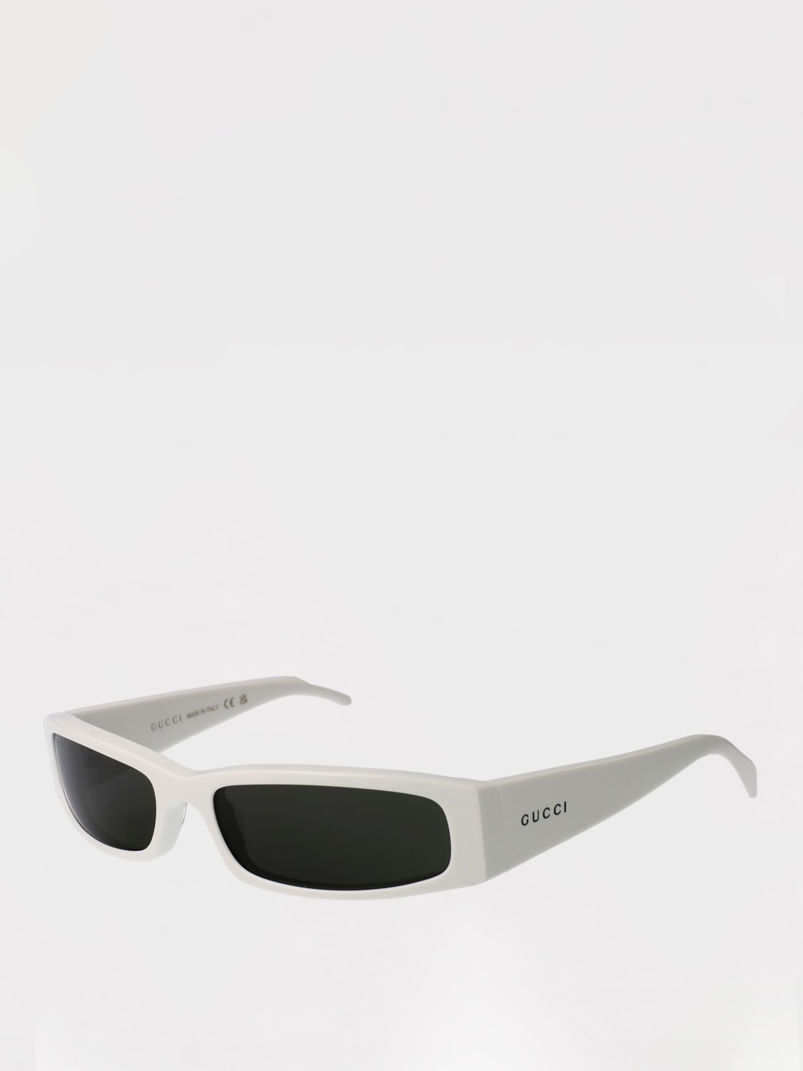 GUCCI SUNGLASSES: Sunglasses men Gucci, White - Img 1