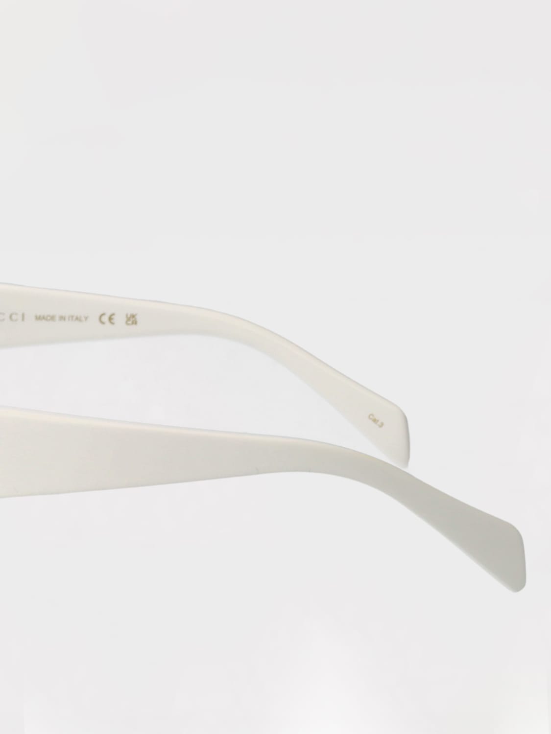 GUCCI SUNGLASSES: Sunglasses men Gucci, White - Img 4