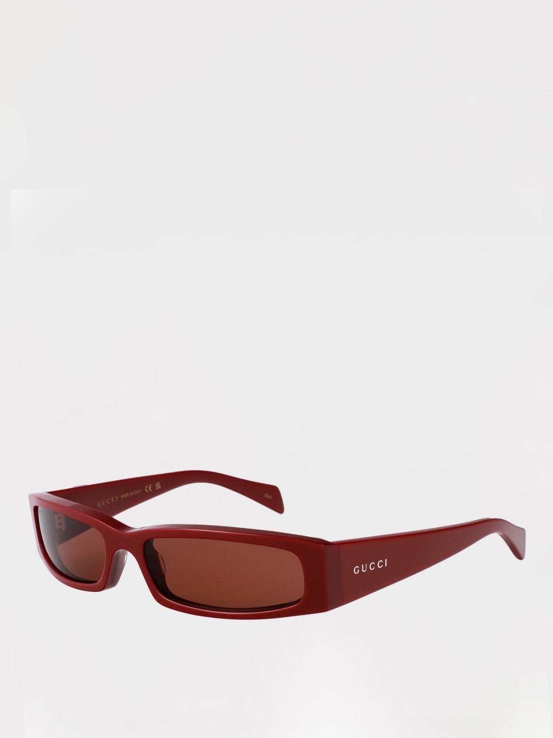 GUCCI SUNGLASSES: Sunglasses men Gucci, Red - Img 1