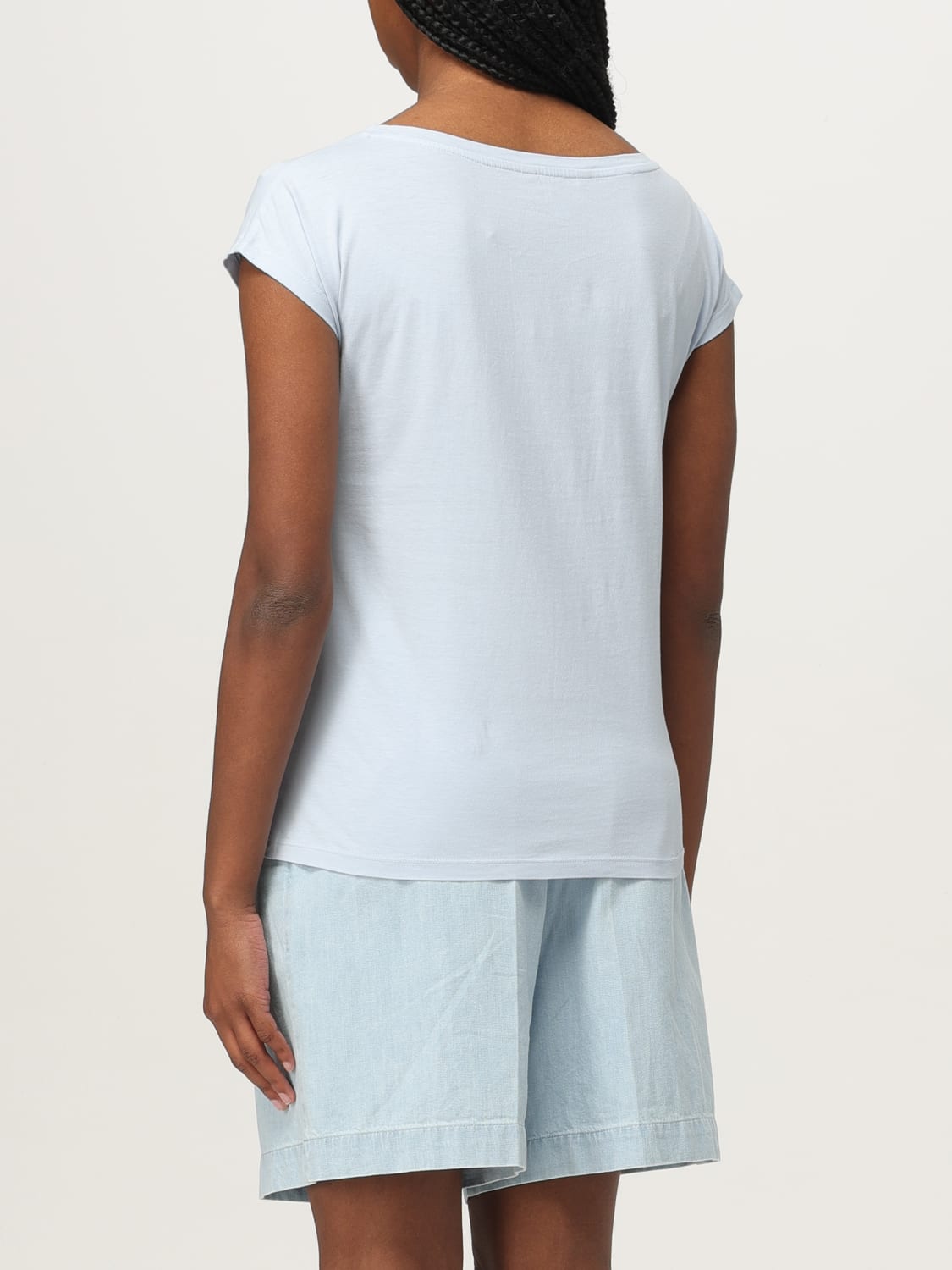 Tシャツ・カットソー POLO RALPH LAUREN Woman T-Shirt Blue 200963873 001 POLO RALPH LAUREN Woman T-Shirt Blue 200963873 001 (POLO