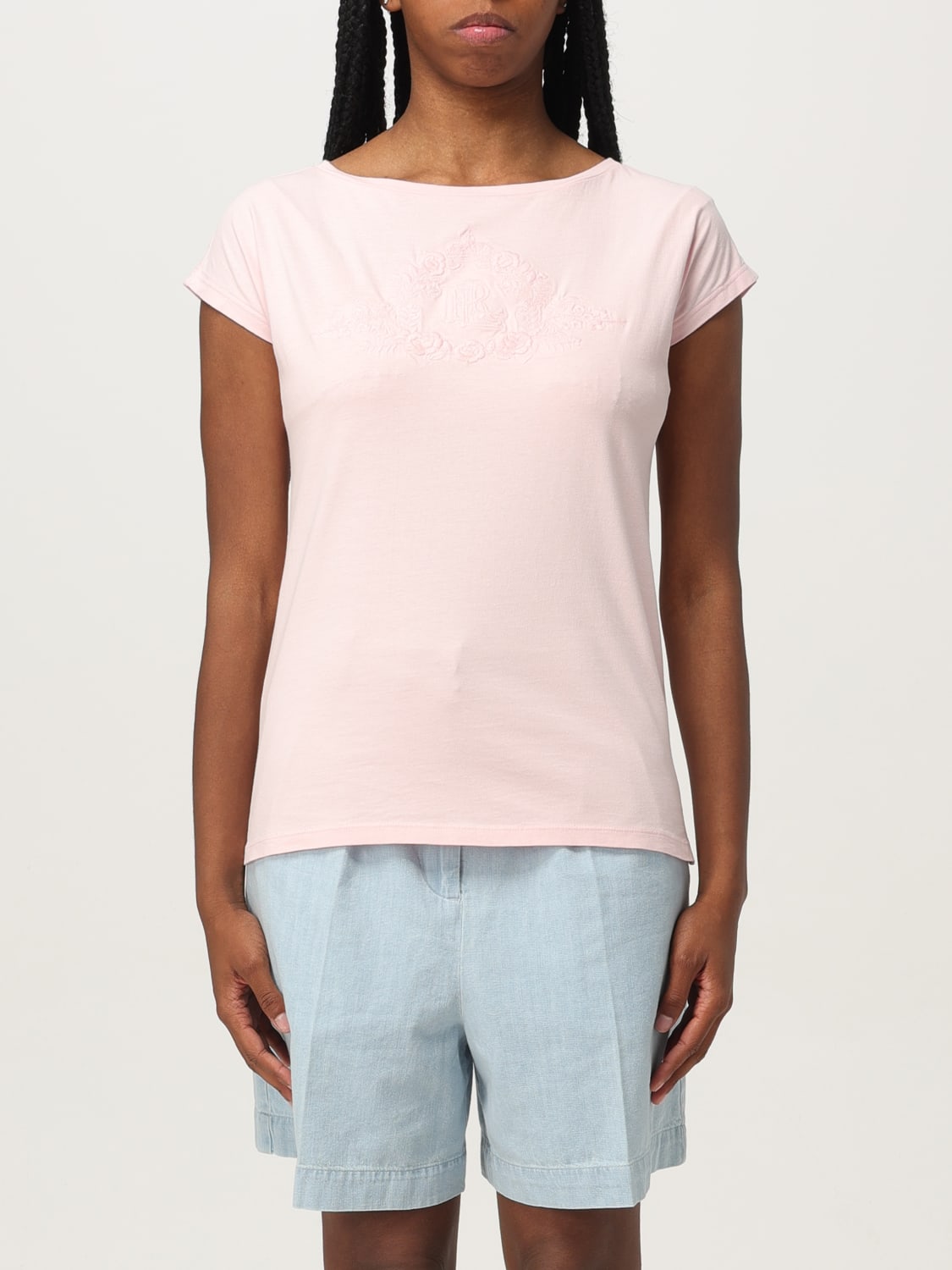 Tシャツ・カットソー POLO RALPH LAUREN Woman T-Shirt Pink 200963873 003 POLO RALPH LAUREN: T-shirt woman - Pink | Polo Ralph Lauren