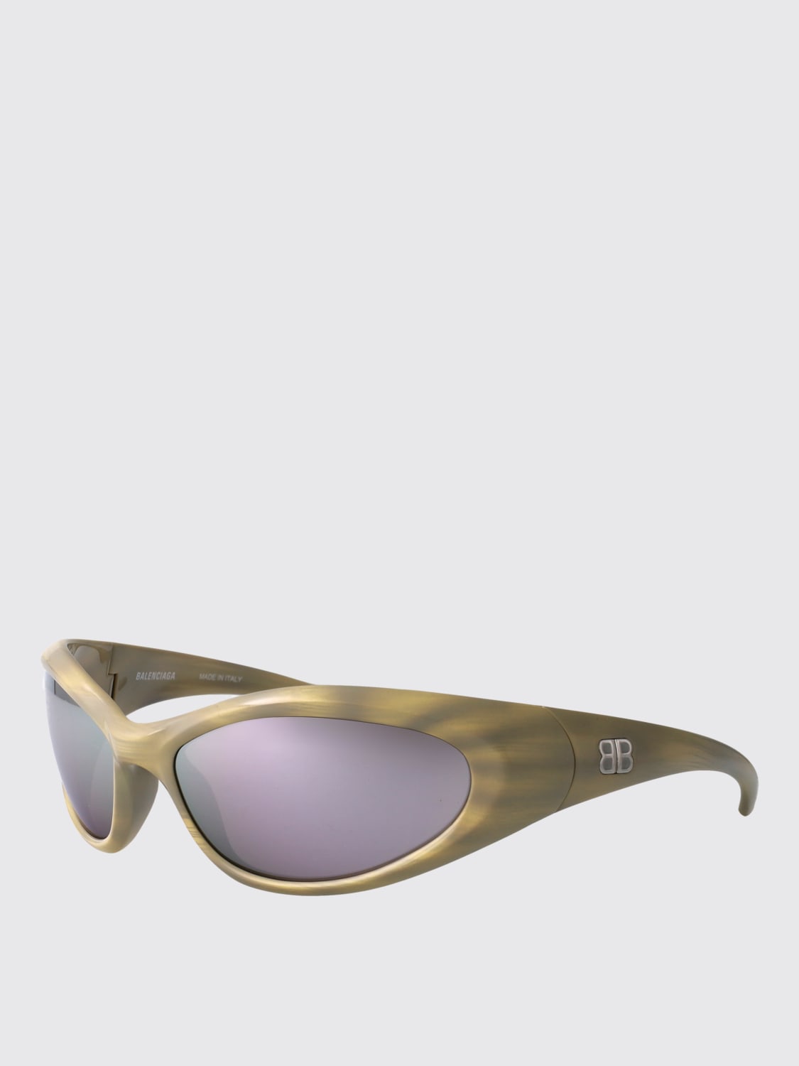 BALENCIAGA SUNGLASSES: Sunglasses men Balenciaga, Ivory - Img 1