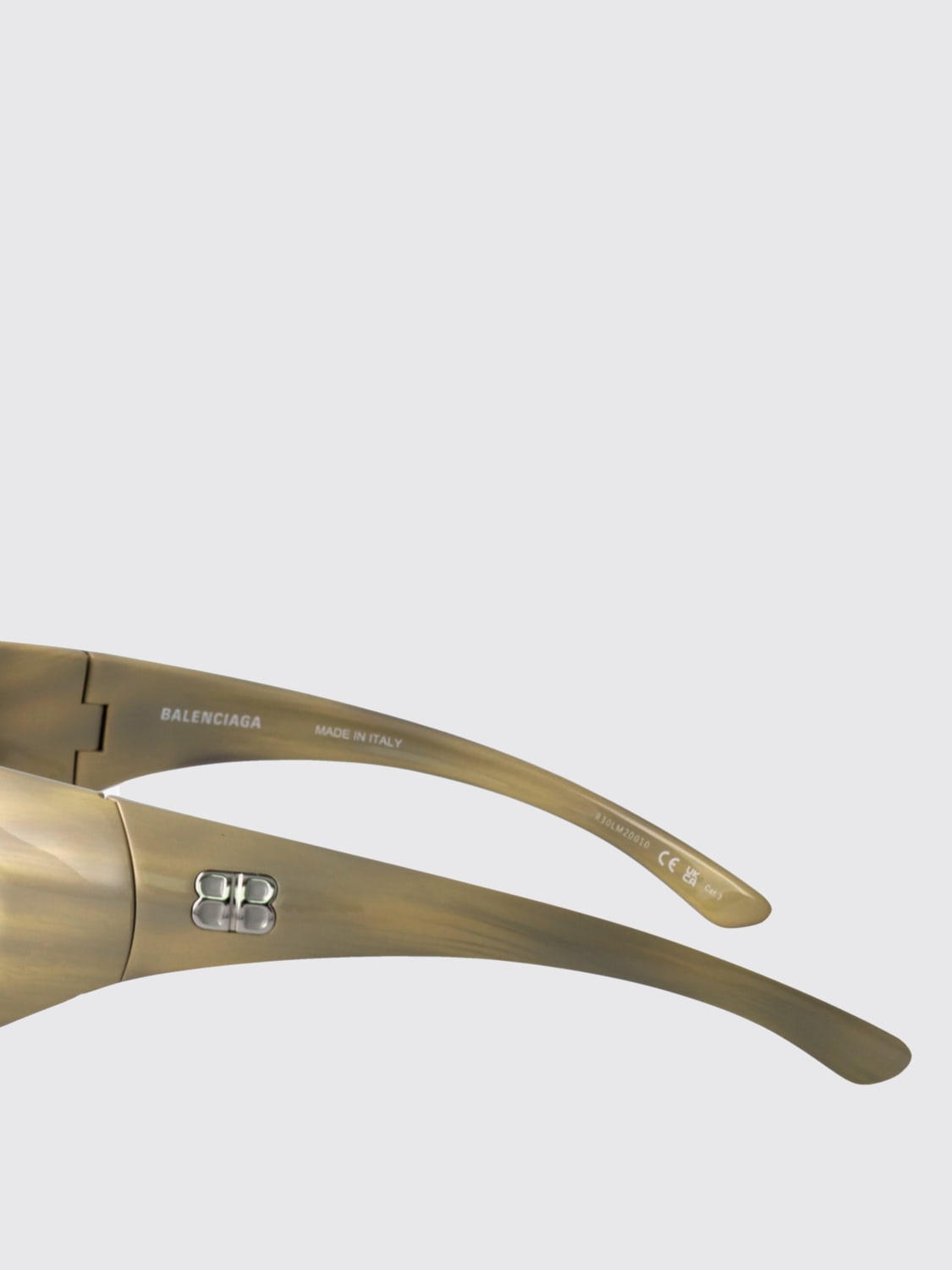 BALENCIAGA SUNGLASSES: Sunglasses men Balenciaga, Ivory - Img 4