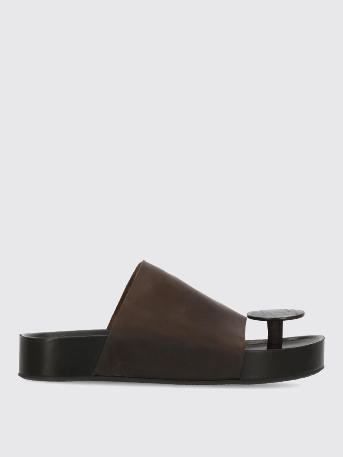 シューズ・サンダルその他 UMA WANG Woman Flat sandals Brown US9075 UW69 UMA WANG: Flat sandals woman - Brown | Uma Wang flat sandals