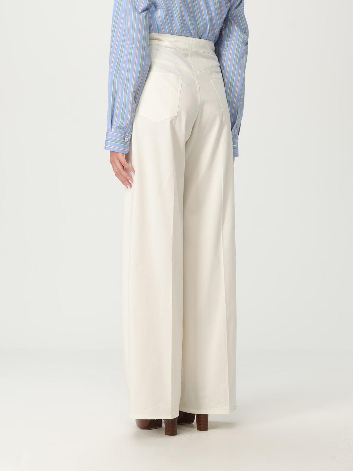 パンツ ETRO Woman Pants White WRE004099TUEGO W3796 ETRO: Pants woman - White | Etro pants WRE004099TUEGO online