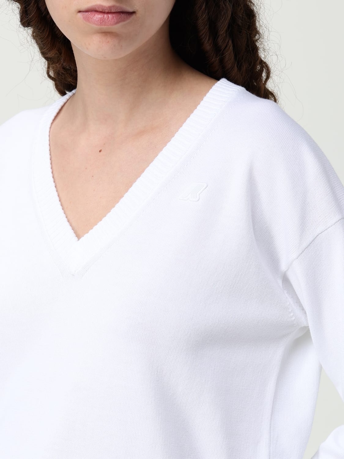 K-WAY SWEATER: Sweater woman K-way, White - Img 3