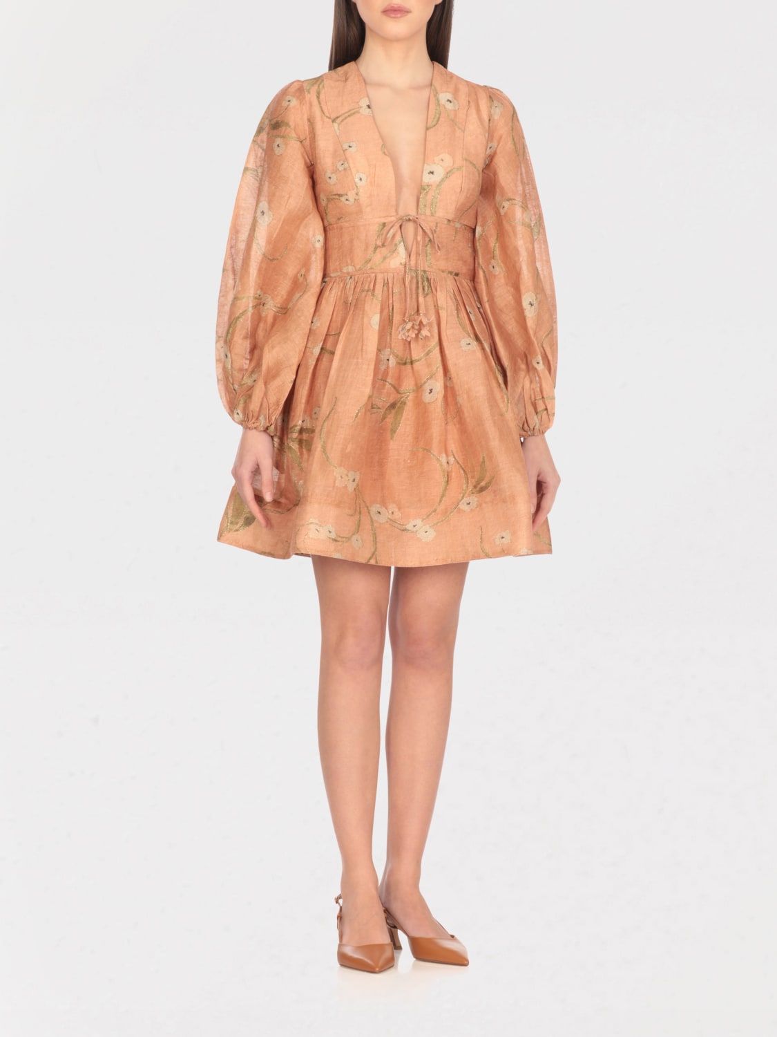 ワンピース ZIMMERMANN Woman Dress Blush Pink 9687DS253 WHTHYD ZIMMERMANN: Dress woman - Pink | Zimmermann dress 3761DS251