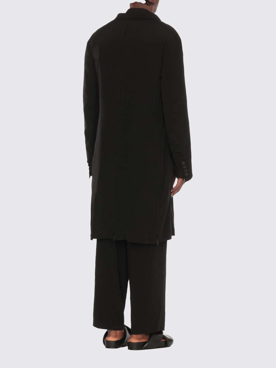 YOHJI YAMAMOTO: Jacket men - Black | Yohji Yamamoto coat HPJ35500