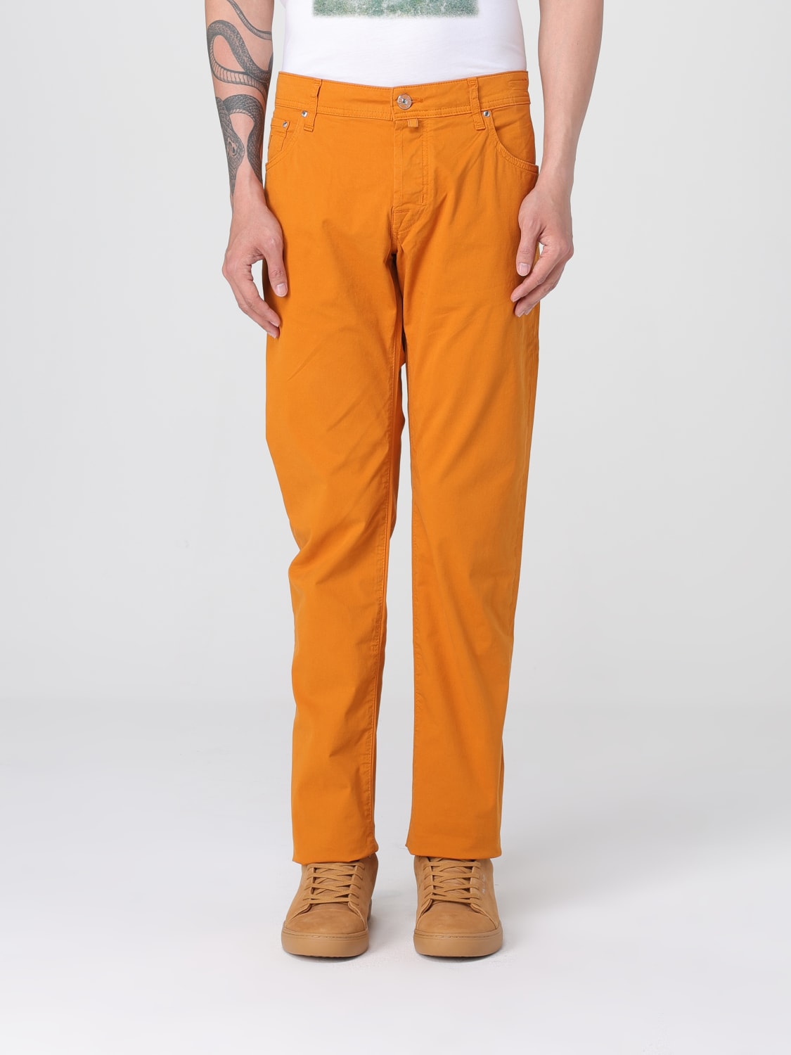 JACOB COHEN PANTS: Pants men Jacob Cohen, Brown - Img 1