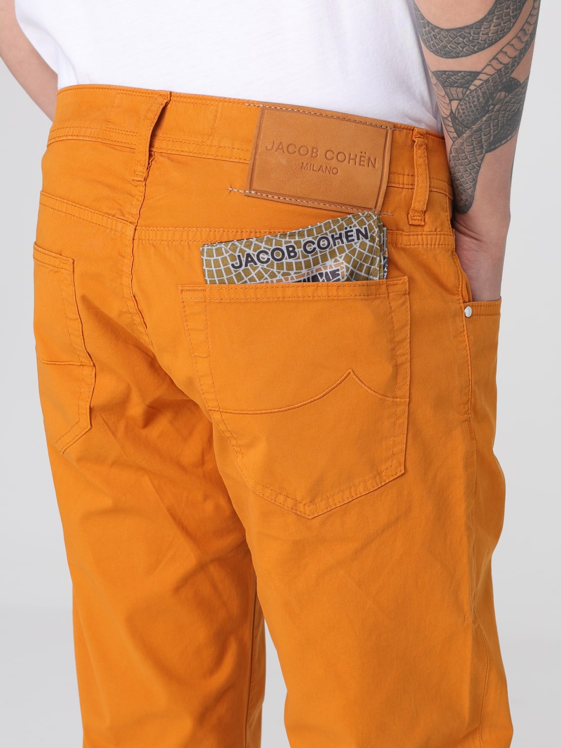 JACOB COHEN PANTS: Pants men Jacob Cohen, Brown - Img 3