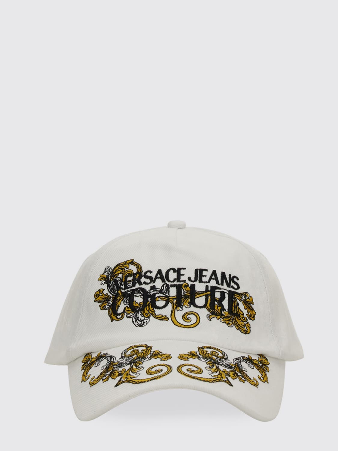 VERSACE JEANS COUTURE HAT: Hat men Versace Jeans Couture, White - Img 2