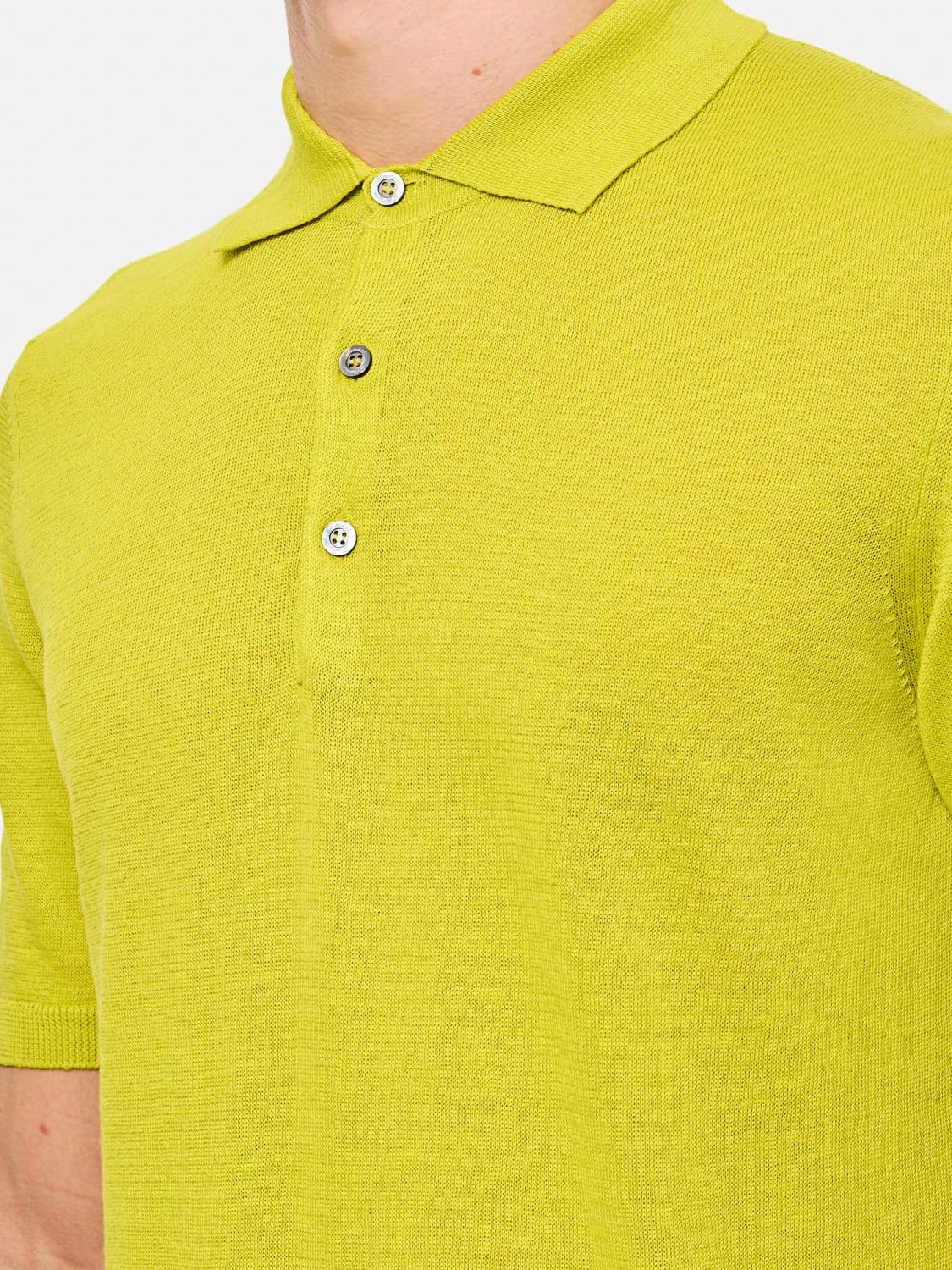 DRUMOHR POLO SHIRT: T-shirt men Drumohr, Yellow - Img 4