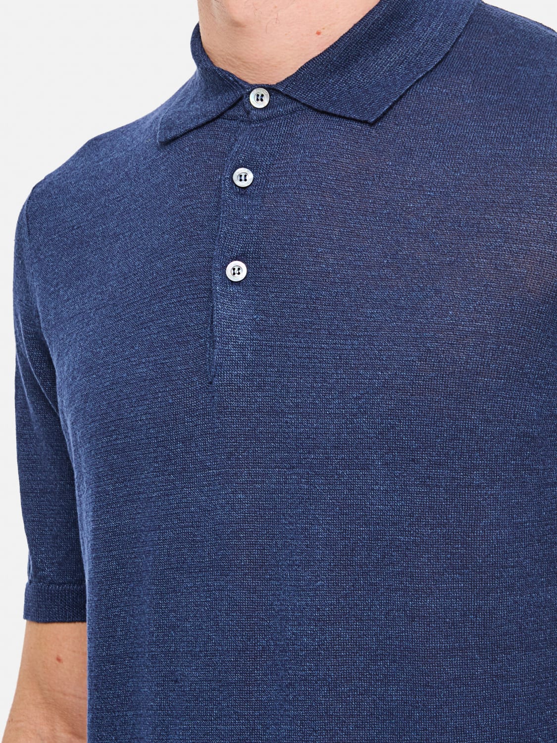 DRUMOHR POLO: T-shirt homme Drumohr, Bleu - Img 3