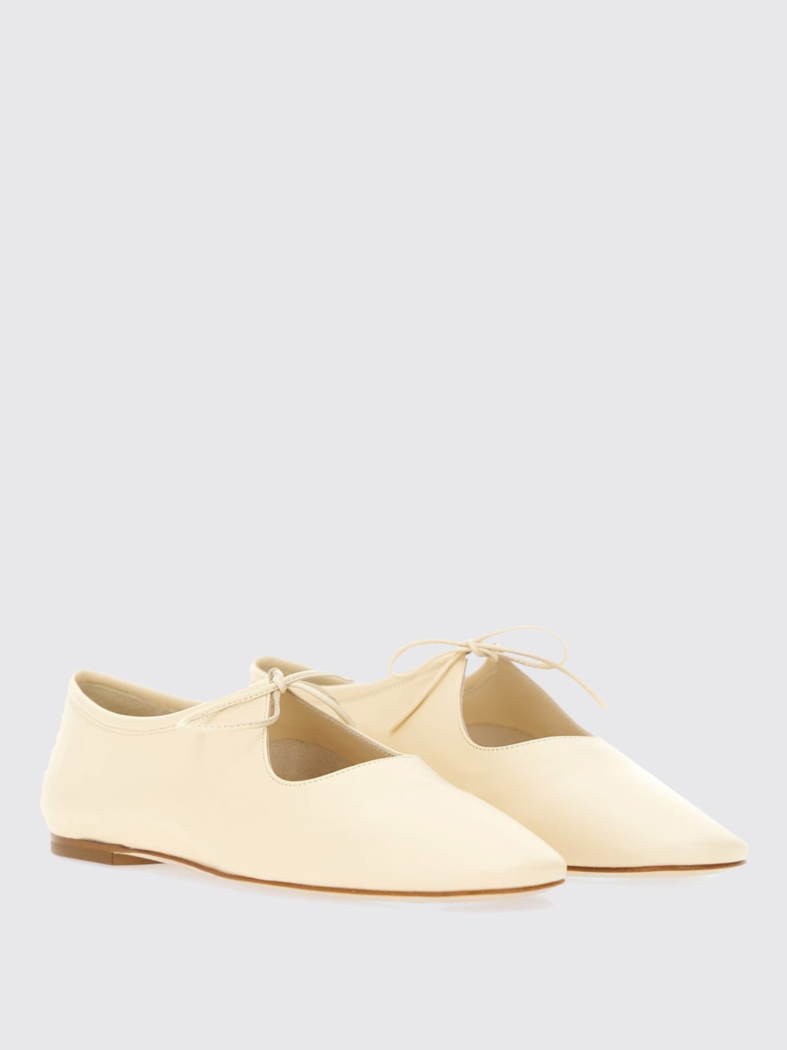 フラットシューズ AEYDE Woman Ballet flats Ivory MNLR08FL149 CREAMY AEYDE: Flat shoes woman - Ivory | Aeyde ballet flats